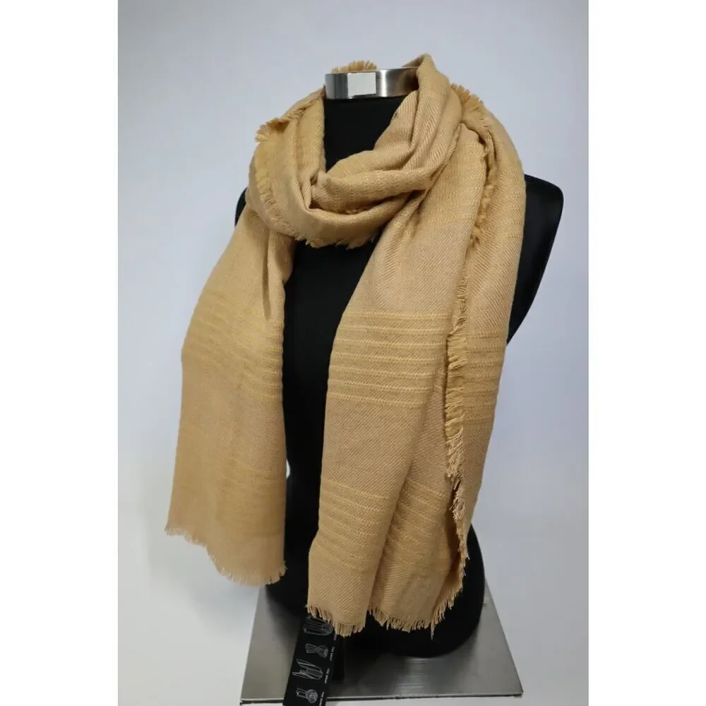 INC International Concepts Camel Multi Use‎ Wrap Scarf One Size